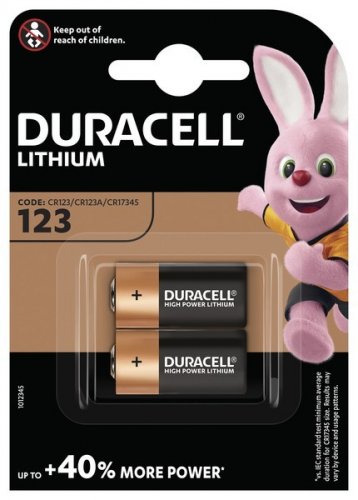 Батарейка Duracell DL123 2шт.