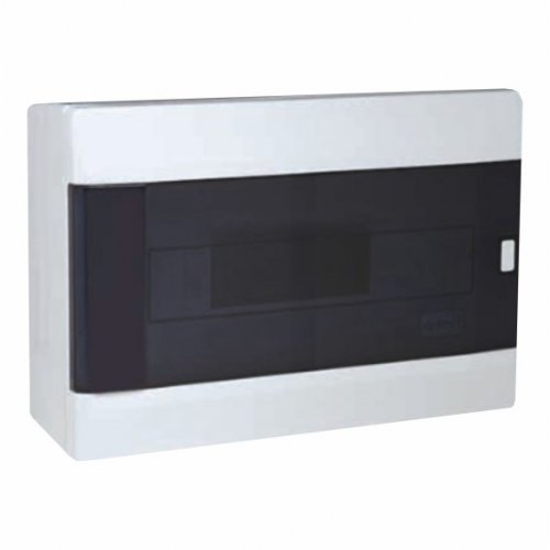 Корпус накладний пластиковий 9 SU FAR (F88) прозорі дверцята Корпус накладний пластиковий 9 SU FAR (F88) прозорі дверцята