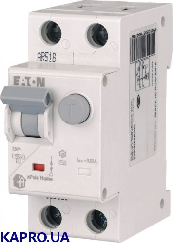 Дифференциальный автоматический выключатель 2-полюса HNB-C20/1N/003 Eaton 195128