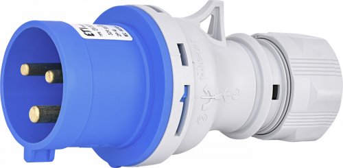 ETI 004482016 промислова кабельна вилка EV 1632 16А 2P+PE IP44