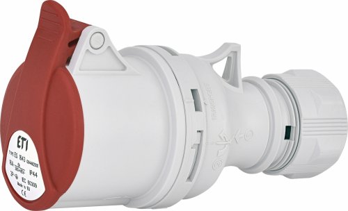 Розетка на кабель 3P+PE 16А 400В IP44 ETI ES 1643