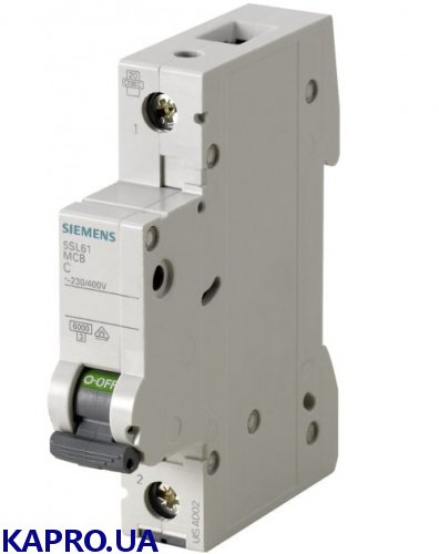 Выключатель автоматический 1-п Siemens 5SL6110-7 C 10A