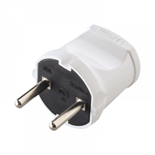 Вилка 2п 6A 10001 Makel (12310201)