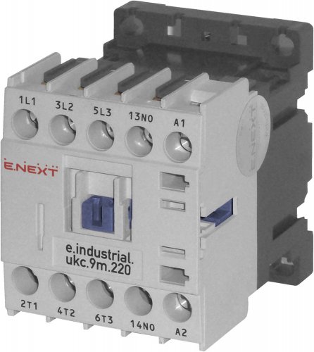 Мініконтактор e.industrial.ukc.9M.220, 9А, 220В E.Next i.0090017