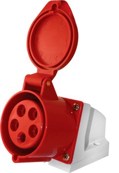 Розетка стационарная e.socket.pro.5.16, 5п., 380В, 16А (115)) E.Next p012007