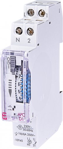Таймер аналоговый суточный APC-D1 ETI 002472001
