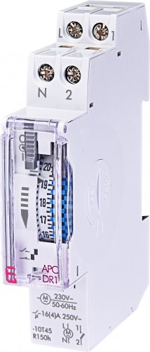 Таймер аналоговий добовий APC-DR1 ETI 002472002