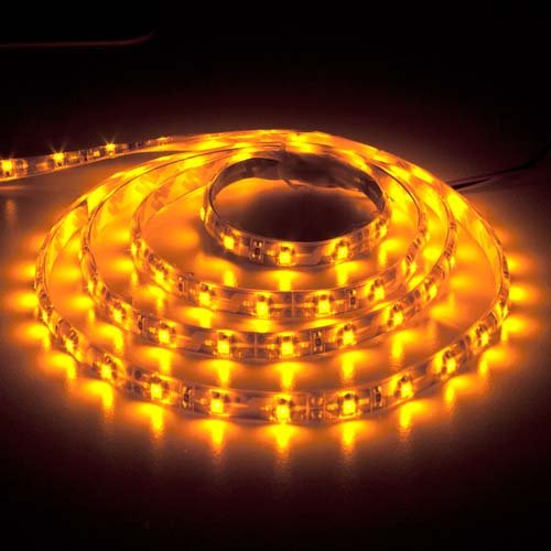 Світлодіодна стрічка Feron LS604 60SMD / м 12V IP65 жовтий