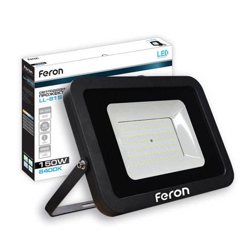 Светодиодный прожектор Feron LL-815 150Вт 6400K IP65 черный