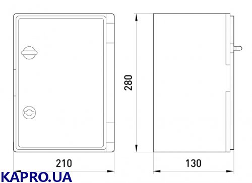 Корпус ударопрочный с АБС-пластика IP65 E.Next e.plbox.210.280.130.blank CP5001