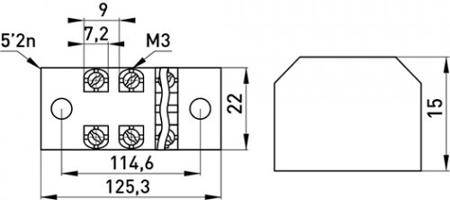 Клемна колодка з кришкою e.tc.protect.15.12, 15А, 12 полюсів E.Next p056005