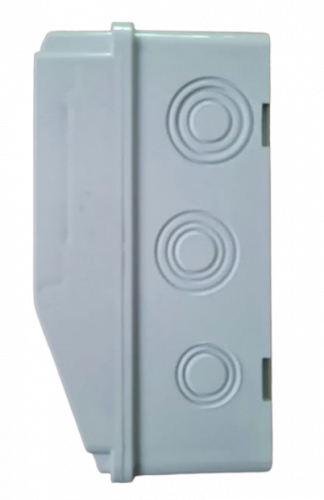 Бокс під комбінацію автоматів (6 модулів) та розеток 220x130x115 IP65 CET-SAN KB.0481