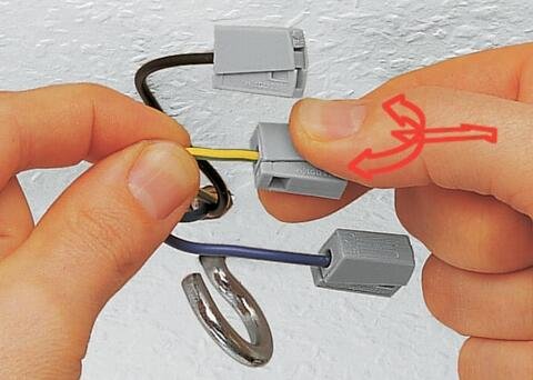 Клемма Wago 224-101 для подключения осветительных приборов