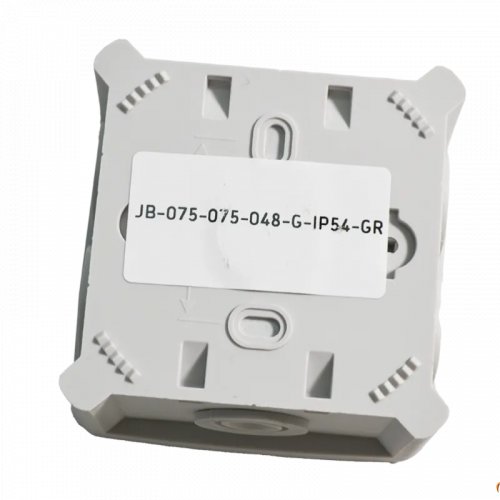 Коробка монтажная для открытой установки 75х75х48 мм (наруж. 90х90х51 мм) IP54 серая UEC JB-075-075-048-G-IP54-GR