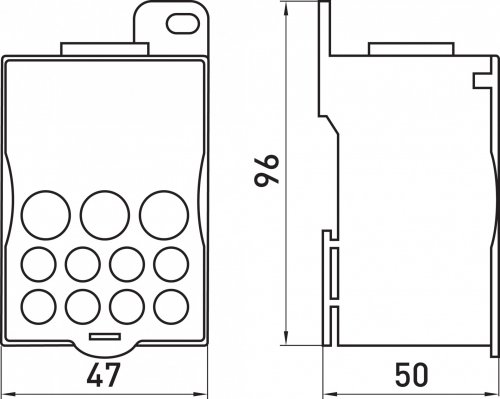 Блок розподільчий 250A E.Next p0680004 e.sn.pro. 250